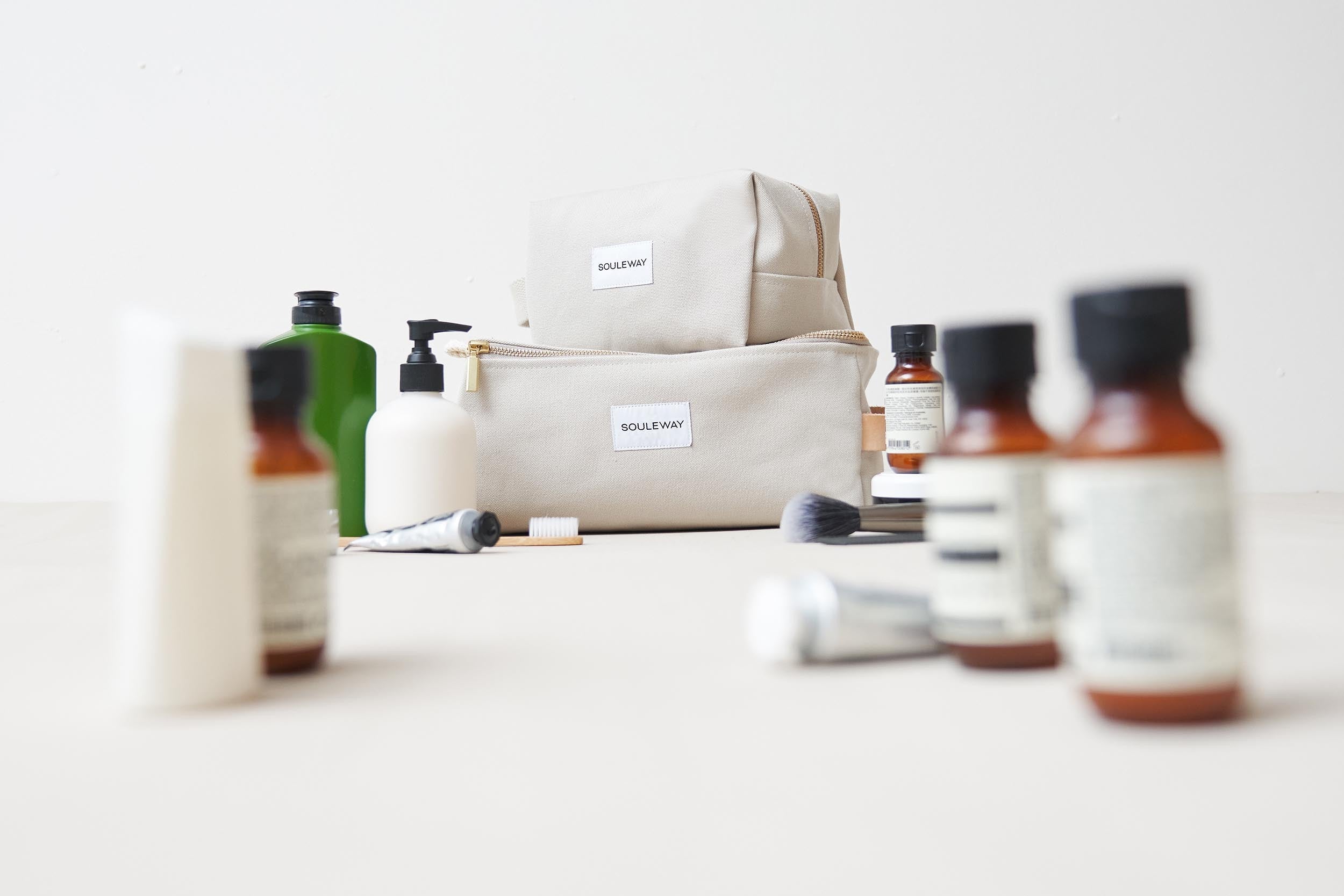 Freegrace Damen Kulturtasche – Faltbarer Hänge-Organizer Mit 10 Taschen, Wasserabweisend, 4 Farben
