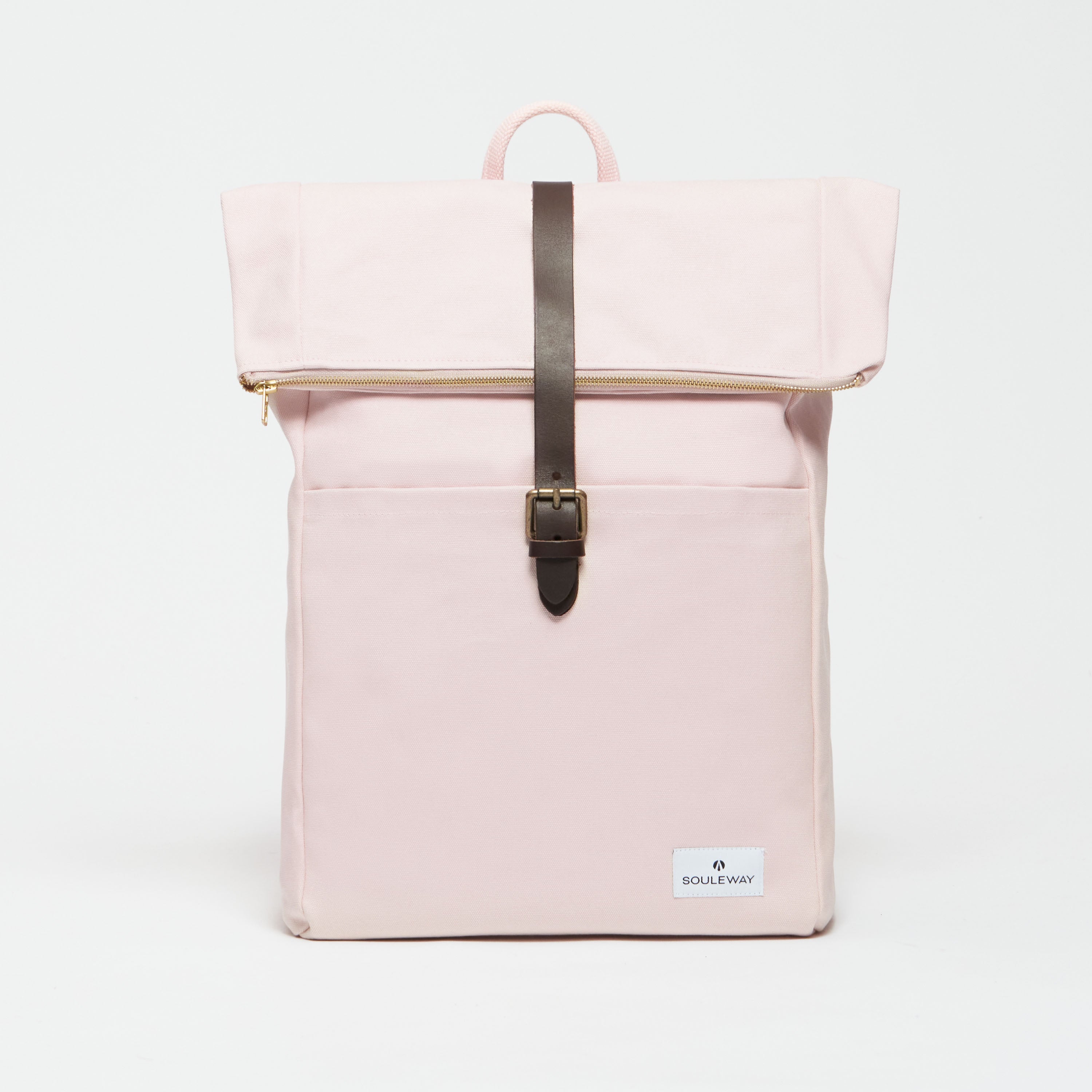 Foldtop L Rolltop Rucksack - made in Germany - Blush Pink--skip