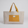 Sand/Mustard || Tote Bag - Shopper - Canvas