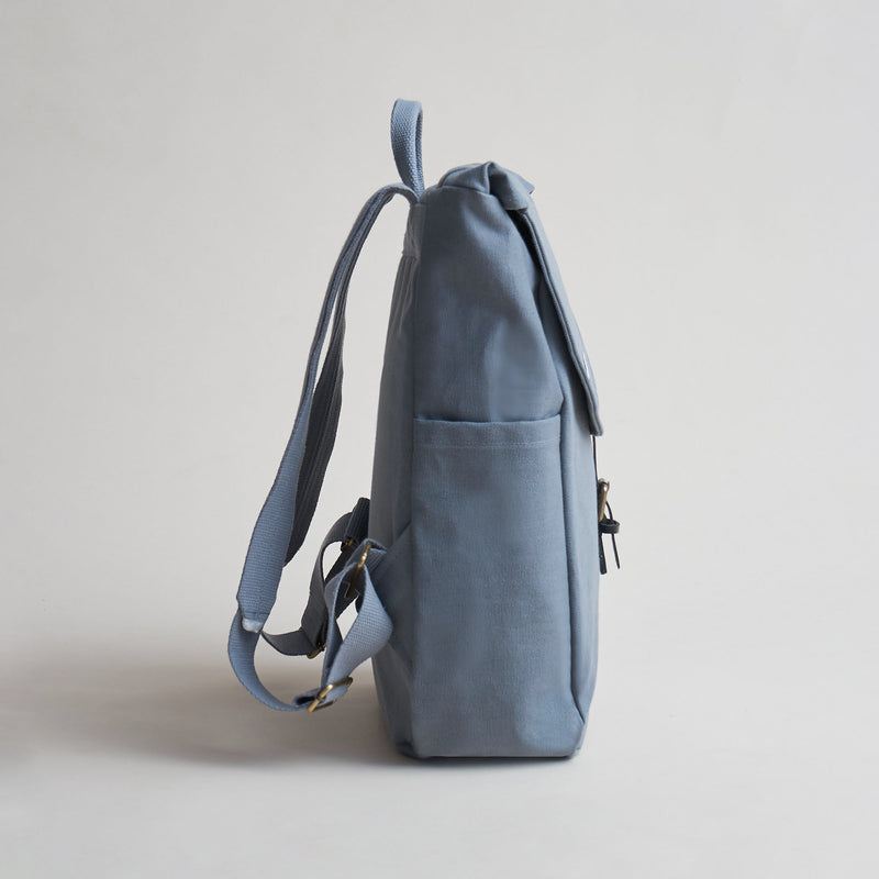 Classic Backpack L - Rucksack Canvas - Dark Grey--skip