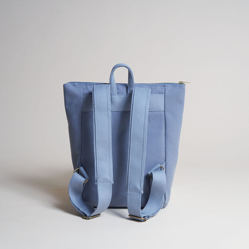 Simple Backpack S - Canvas Rucksack - Dark Grey--skip