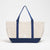 Sand/Navy--skip || Beach Bag - Strandtasche gross XXL - Shopper - Canvas