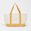 Sand/Mustard || Beach Bag - Strandtasche gross XXL - Shopper - Canvas