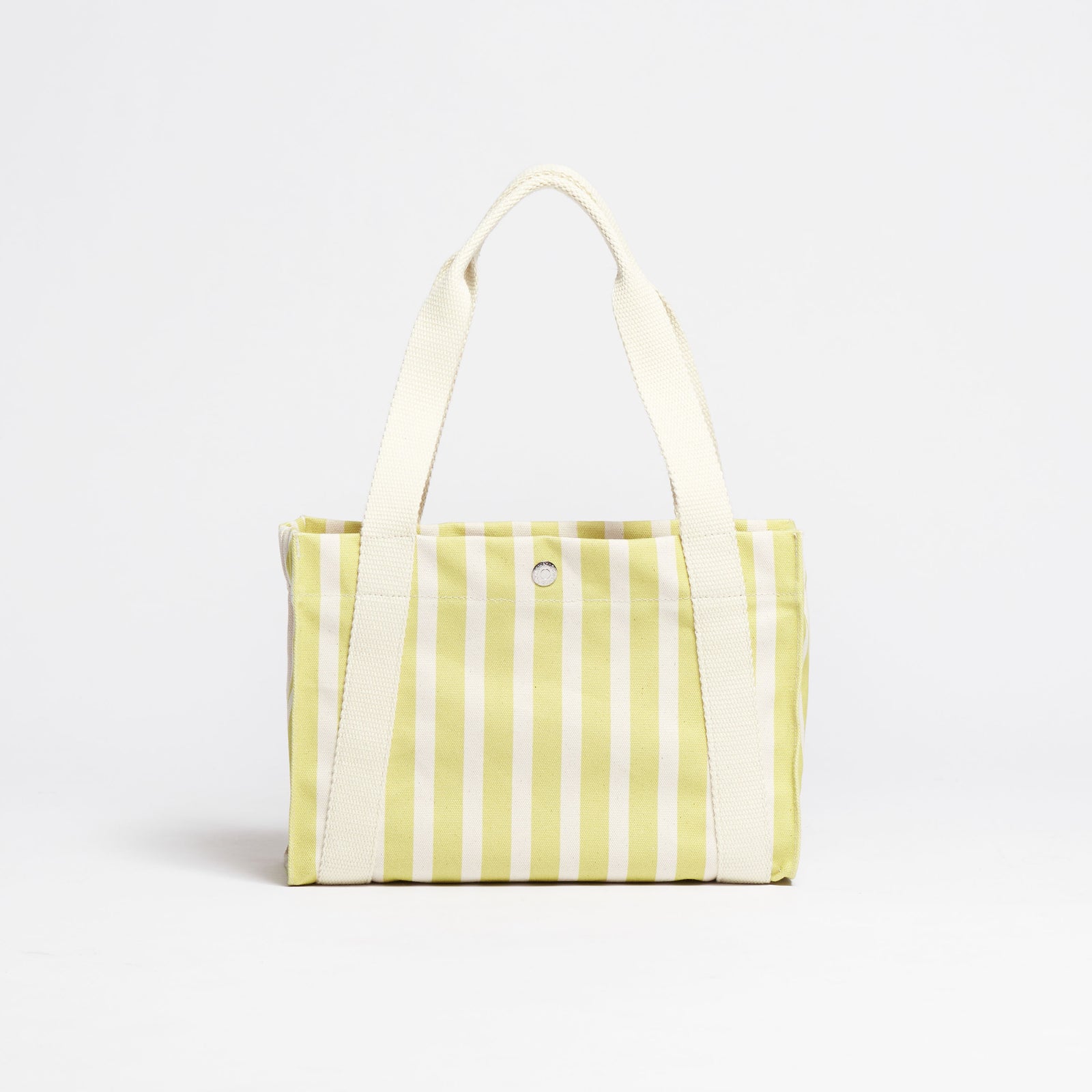 Sand/Lime Green--skip || Beach Tote S - Strandtasche - Tote Bag - Canvas