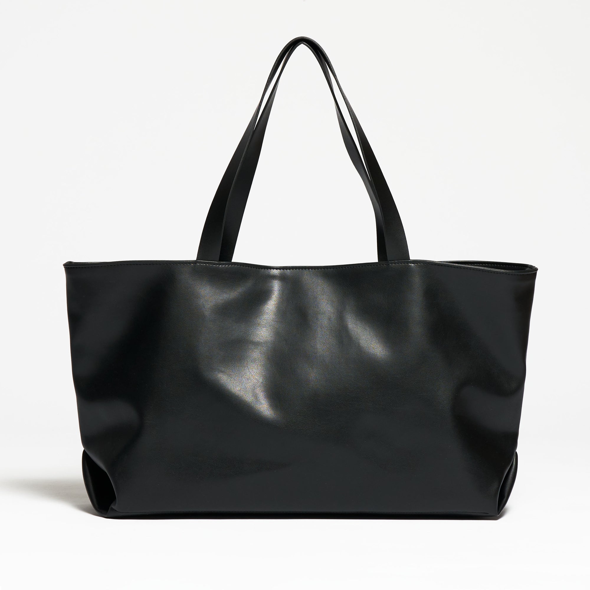 Business Tote - veganes Leder - Tote Bag -  Night Black--skip