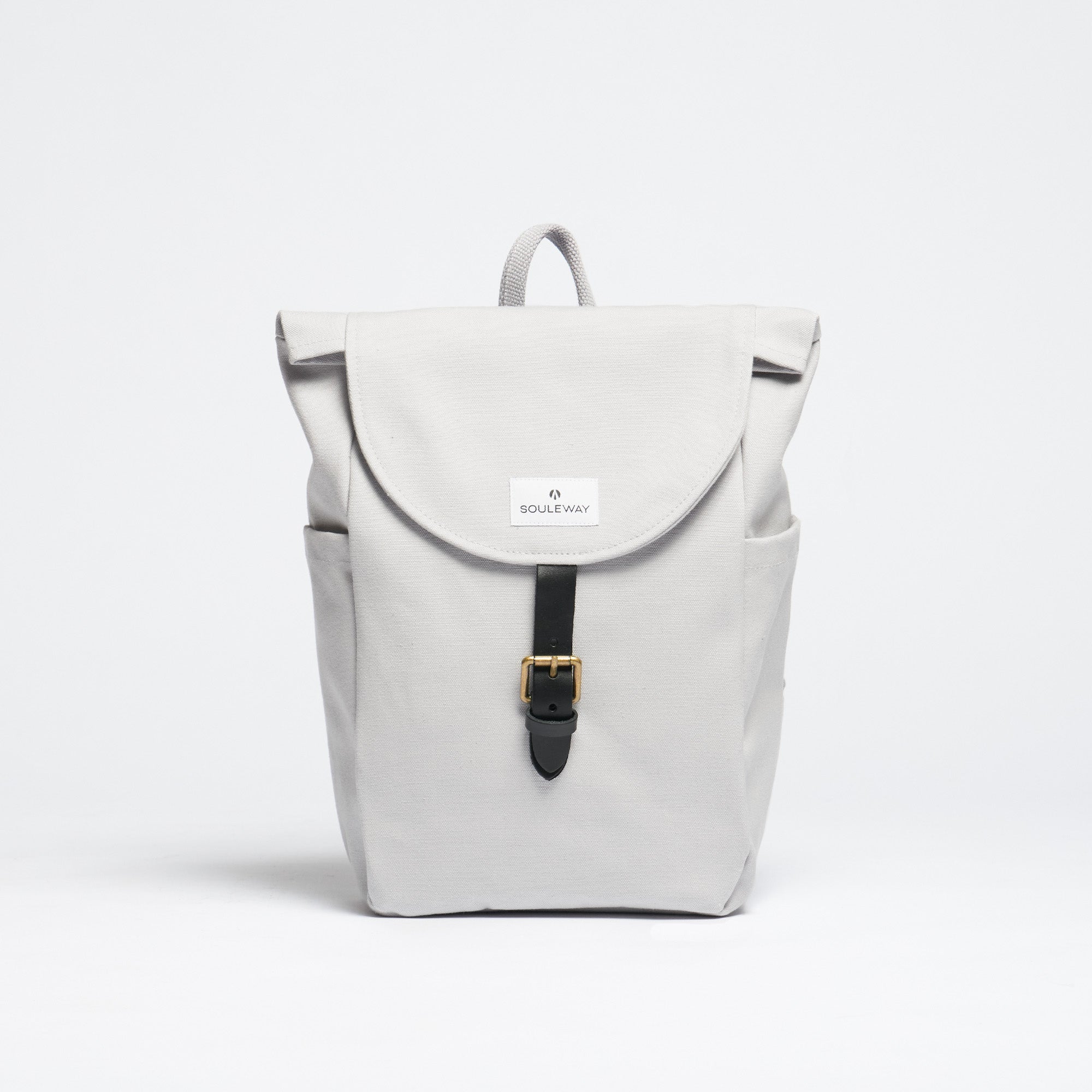 Classic Backpack S - Kleiner Rucksack Canvas - Dust Grey--skip