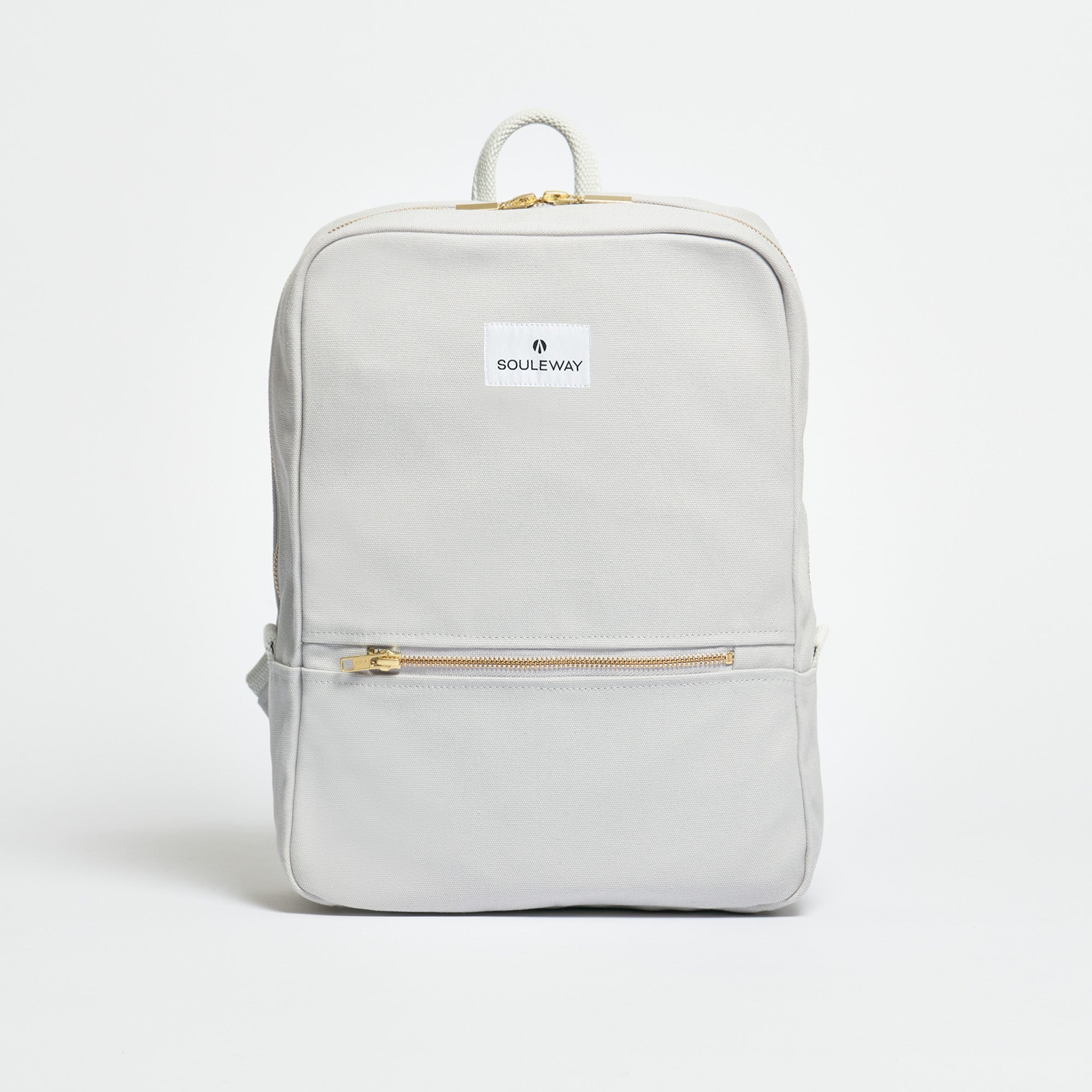 Daypack Rucksack - Canvas - wasserdicht - Dust Grey--skip