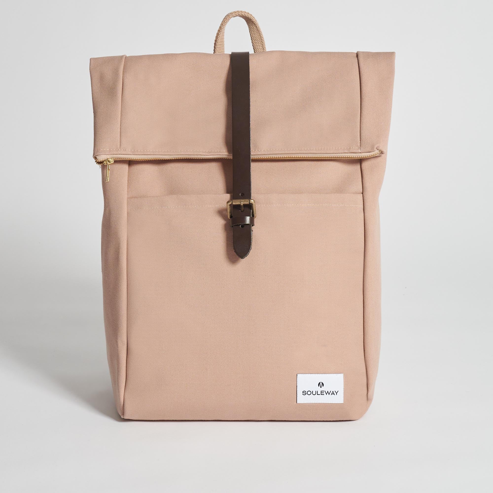 Foldtop L Rolltop Rucksack - made in Germany - Rose Champagne--skip