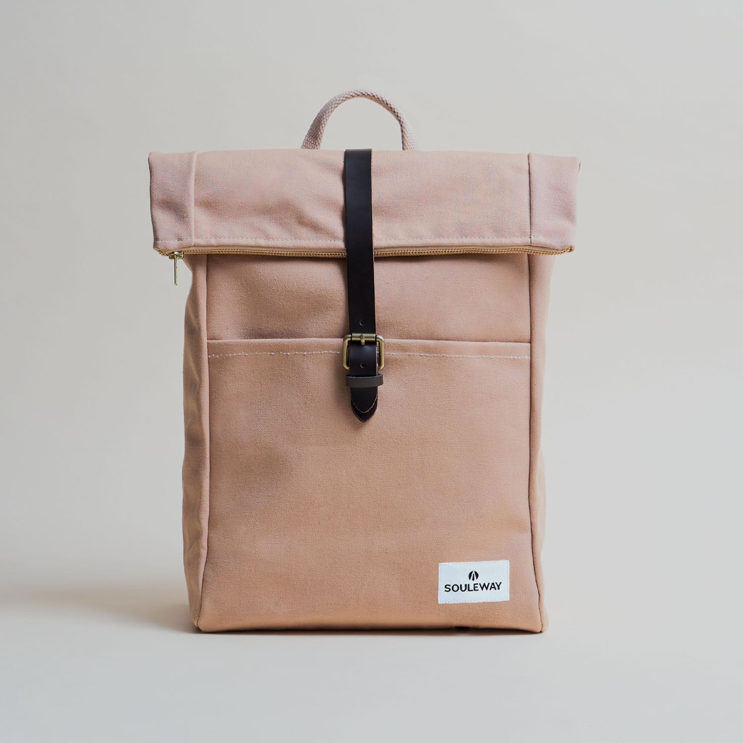 Foldtop Rolltop Rucksack - made in Germany - Rose Champagne--skip