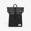 Night Black || Foldtop Rolltop Rucksack - made in Germany - Olivenleder