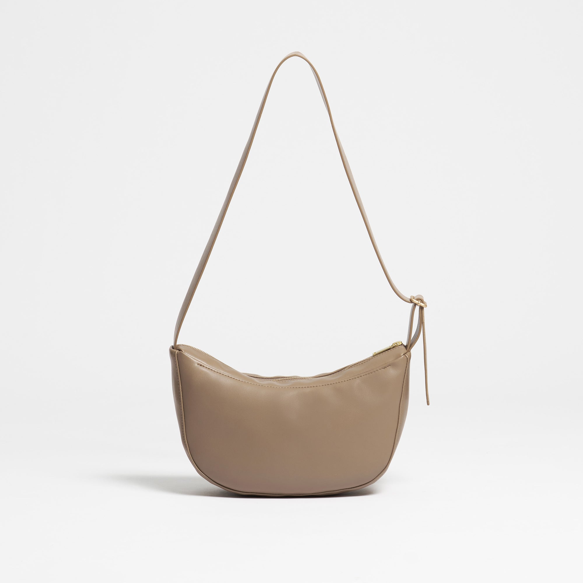 Half Moon Bag S - Handtasche - vegan - Mocha Brown--skip