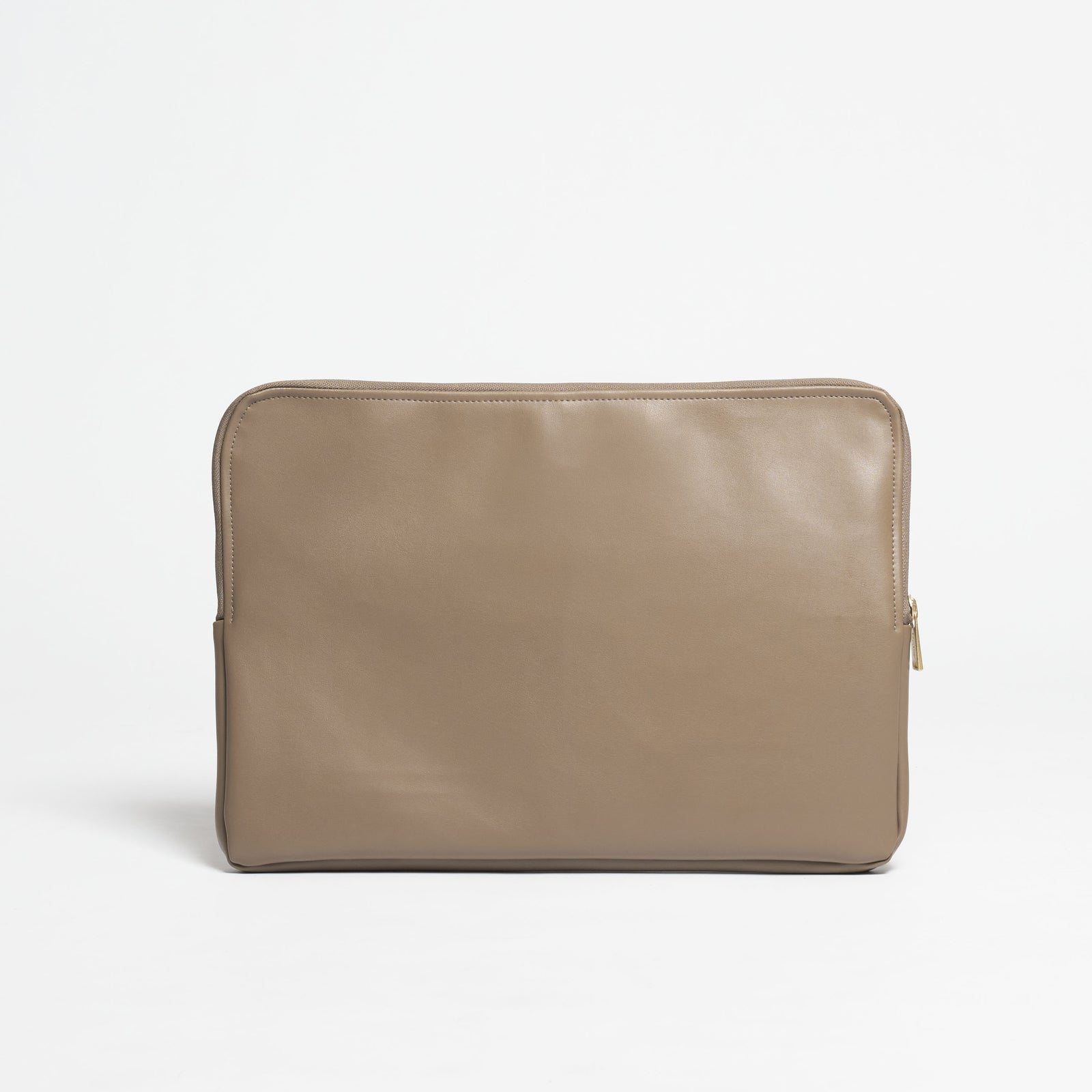 Laptop Sleeve - veganes Leder - Hülle - 15 Zoll - Mocha Brown--skip