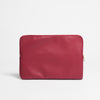 Laptop Sleeve - veganes Leder - Hülle - 15 Zoll - Cherry Red