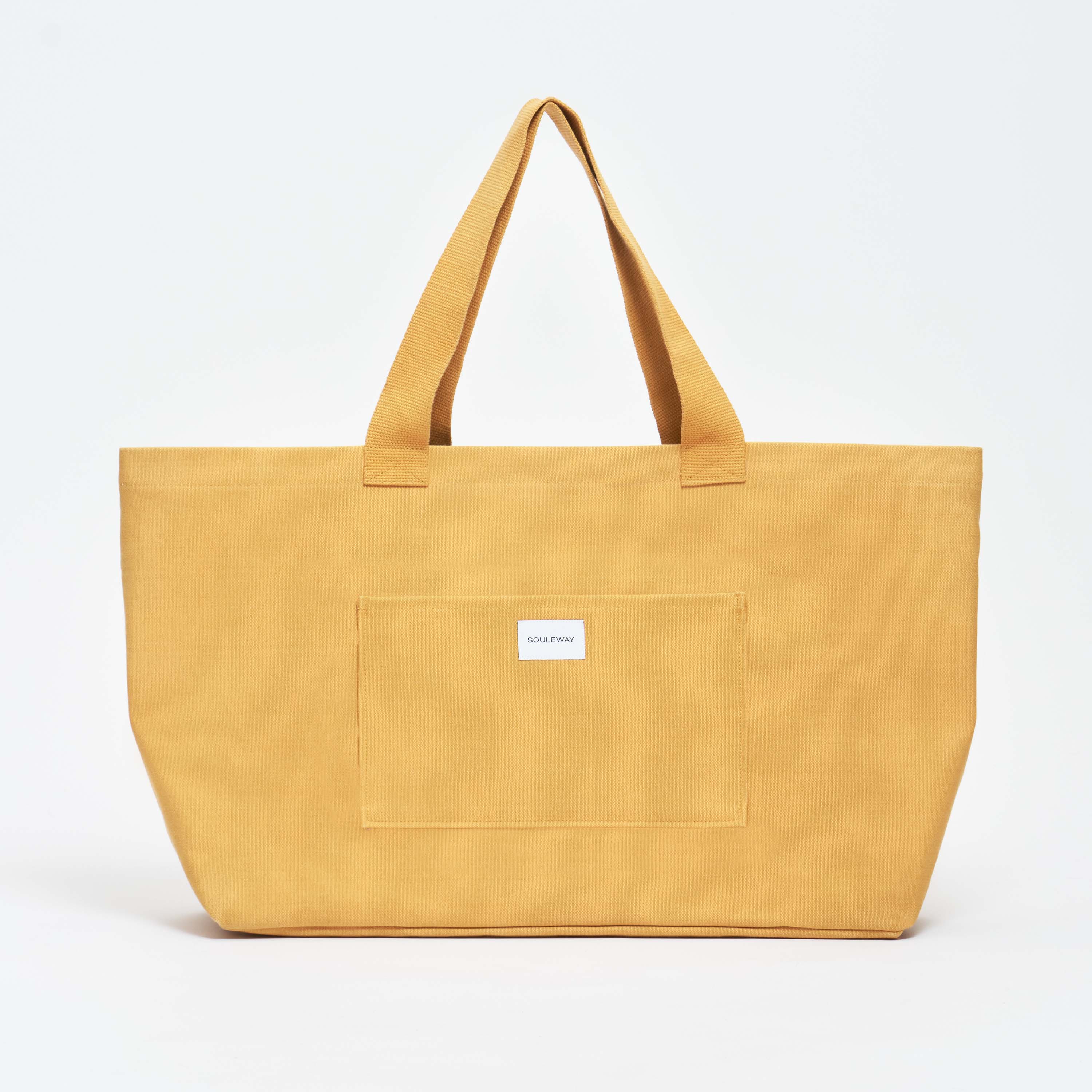 Mustard/Mustard--skip || Tote Bag - Shopper - Canvas
