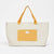 Sand/Mustard--skip || Tote Bag - Shopper - Canvas