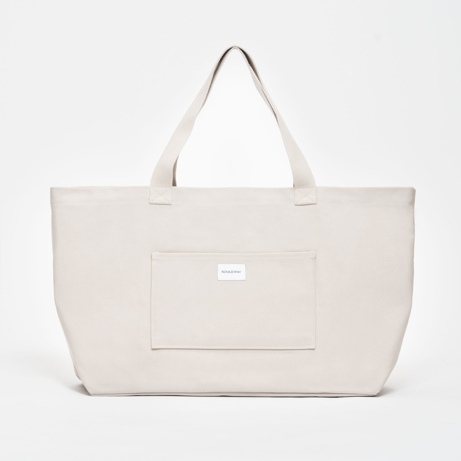 Sand/Sand--skip || Tote Bag - Shopper - Canvas