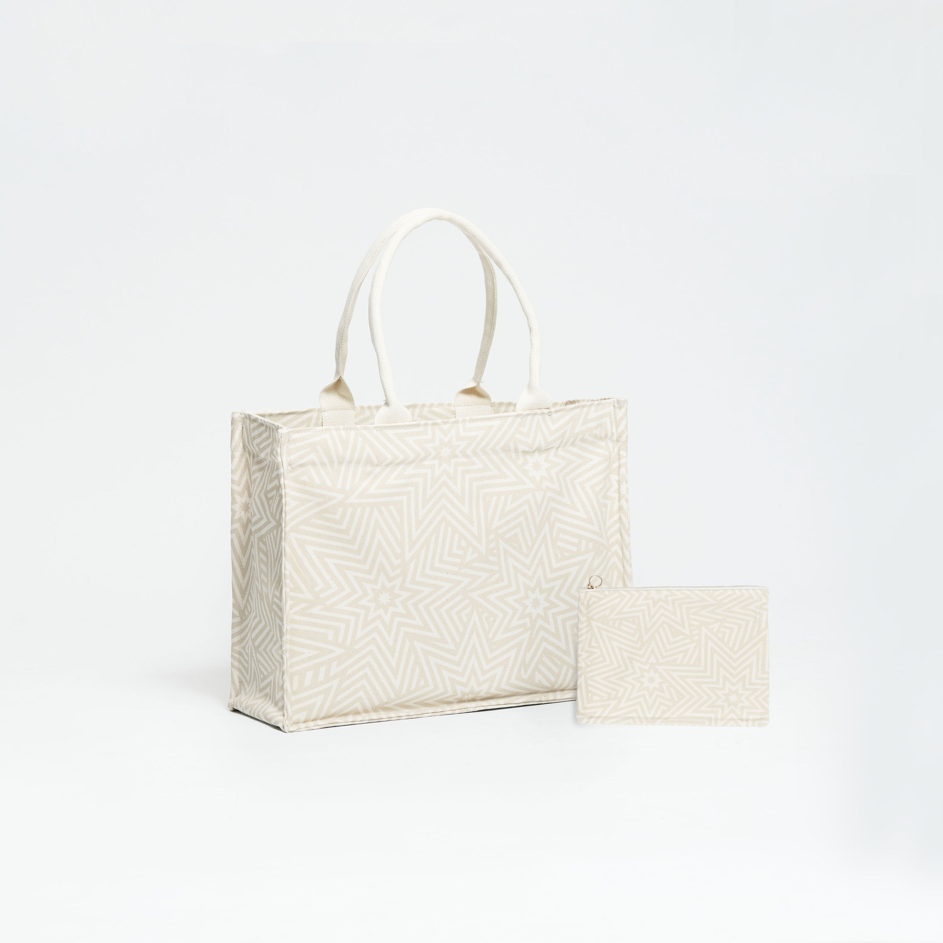 Star Explosion White--skip || Tote Bag L Set - Utility Bag - Tasche - vegan - Shopper