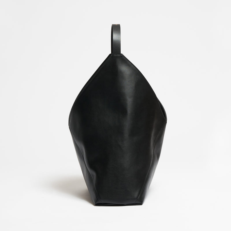 Origami Tote - veganes Leder - Tote Bag -  Night Black--skip