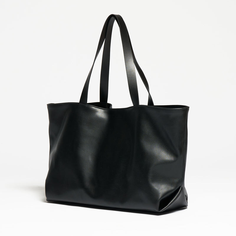 Business Tote - veganes Leder - Tote Bag -  Night Black--skip