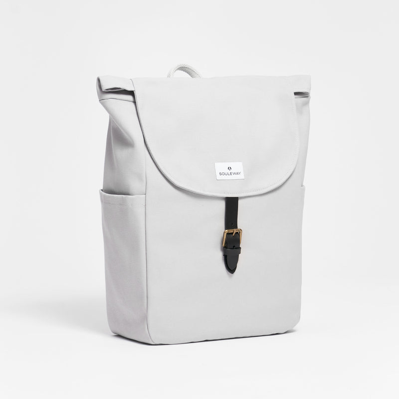 Classic Backpack L - Rucksack Canvas - Dust Grey--skip