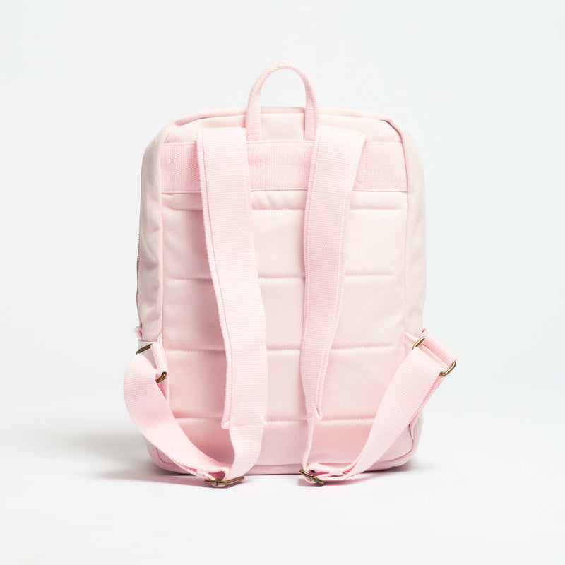 Daypack Rucksack - Canvas - wasserdicht - Blush Pink--skip