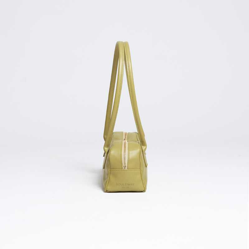 East West Bag - Handtasche - Clutch - veganes Leder - Retro Green--skip