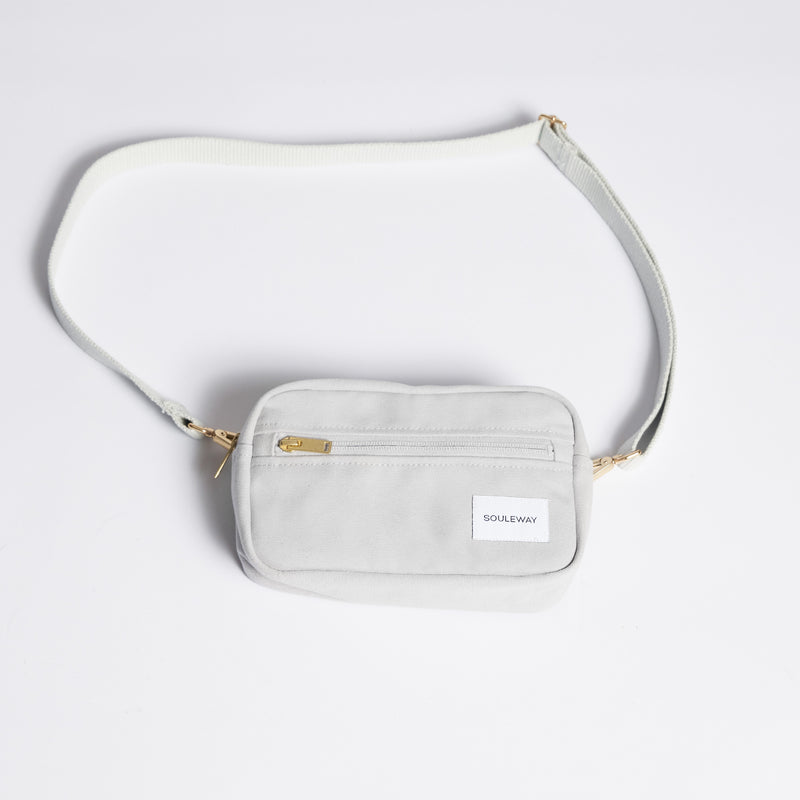 Hip Bag Damen - wasserabweisend - Dust Grey--skip