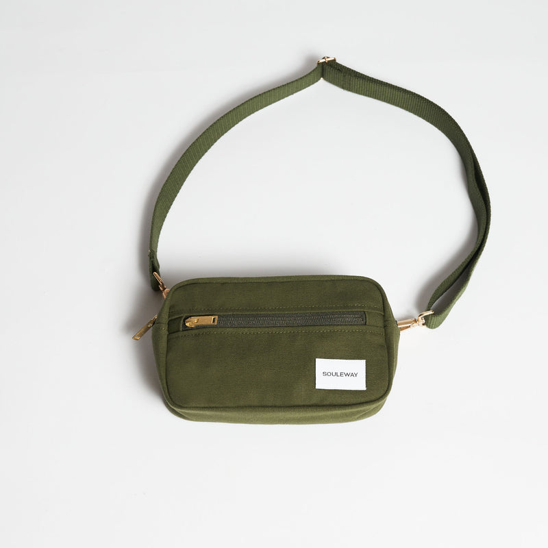 Hip Bag Damen - wasserabweisend - Dark Olive--skip