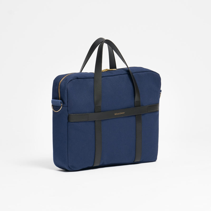 Laptop Bag - Tasche - Briefcase - 15 Zoll - Navy Blue--skip