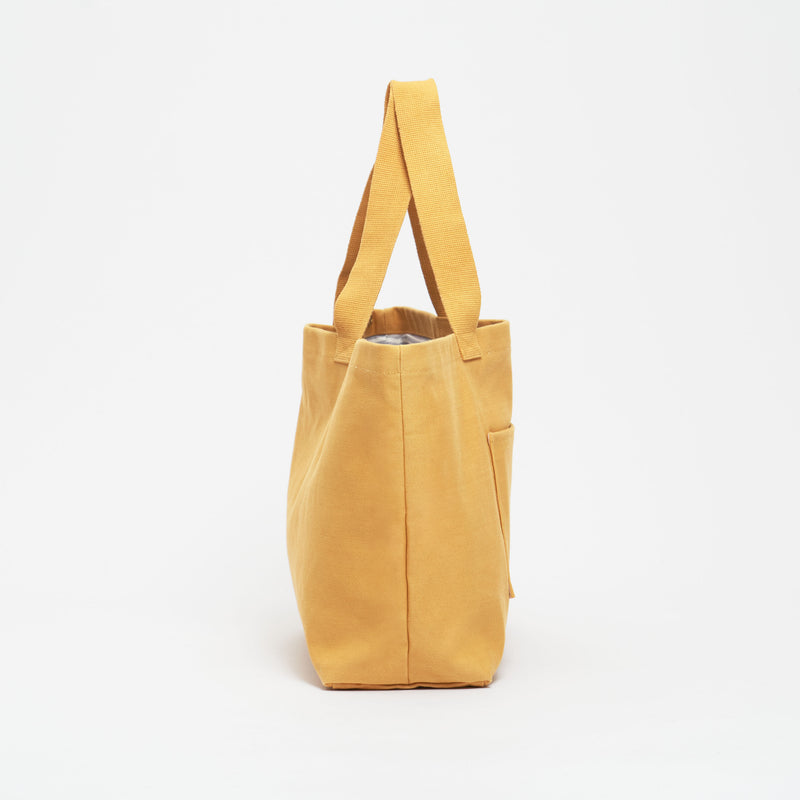 Mustard/Mustard--skip || Tote Bag - Shopper - Canvas