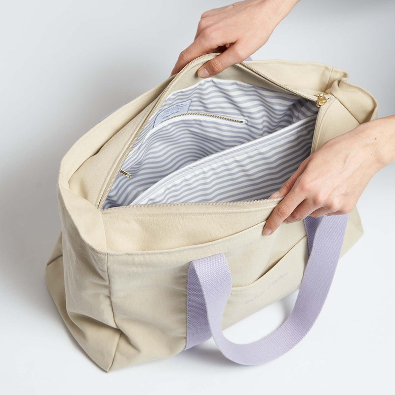 Yoga Tote Bag - Sporttasche - Sand/Lavender--skip