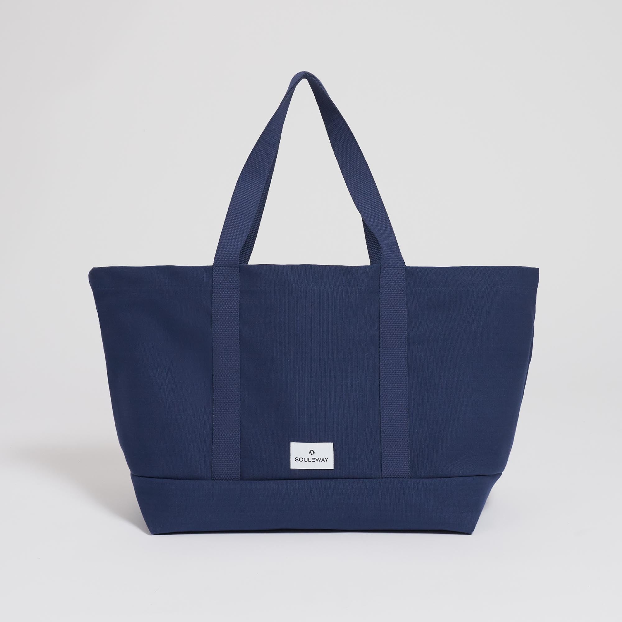 Navy/Navy--skip || Beach Bag - Strandtasche gross XXL - Shopper - Canvas