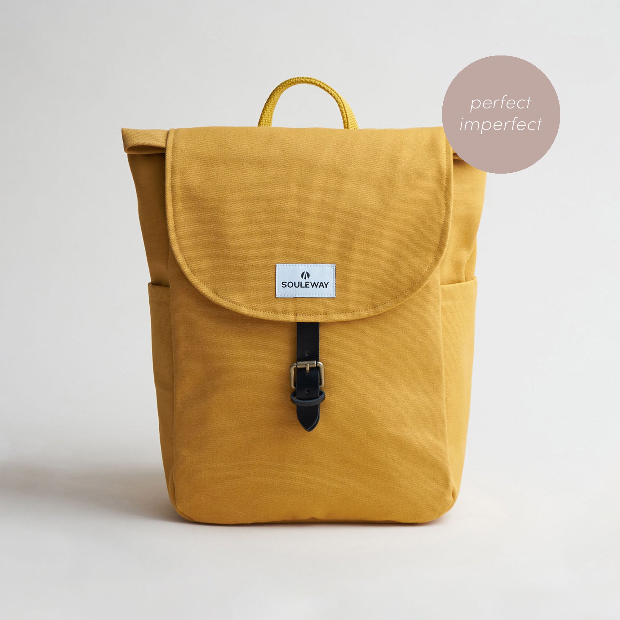 Classic L Rucksack - B-Ware - Canvas - wasserdicht - Mustard Yellow--skip