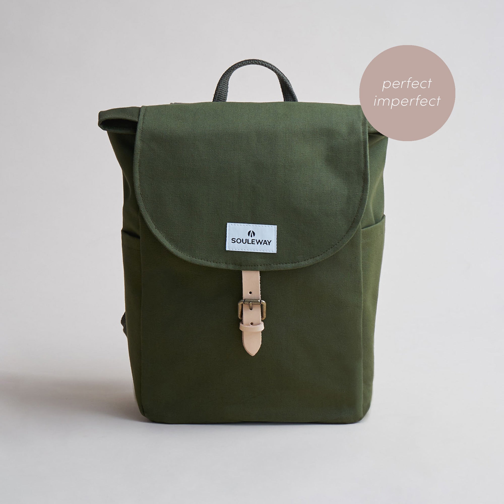 Classic L Rucksack - B-Ware - Canvas - wasserdicht - Dark Olive (hell)--skip