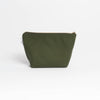 Cosmetic Bag - Kulturbeutel klein Canvas - Dark Olive