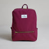 Daypack vegan - Damen Rucksack - Canvas - wasserdicht - Bordeaux Red