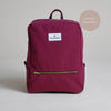 Daypack vegan Damen Rucksack - B-Ware - Canvas - wasserdicht - Bordeaux Red