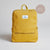 Daypack vegan Damen Rucksack - B-Ware - Canvas - wasserdicht - Mustard Yellow--skip