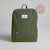 Daypack vegan Damen Rucksack - B-Ware - Canvas - wasserdicht - Dark Olive--skip