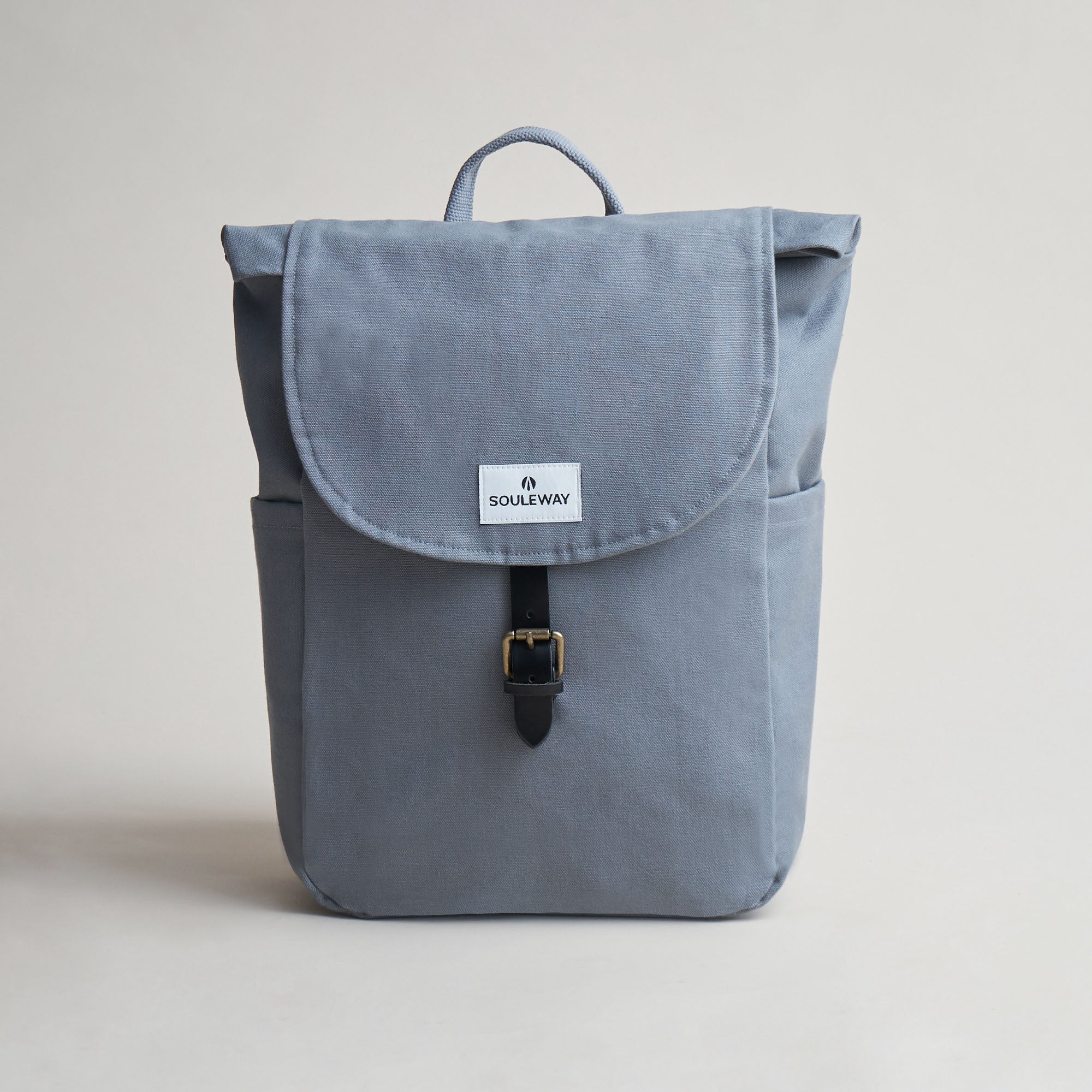 Classic Backpack L - Rucksack Canvas - Dark Grey--skip