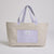 Sand/Lavender--skip || Tote Bag - Shopper - Canvas