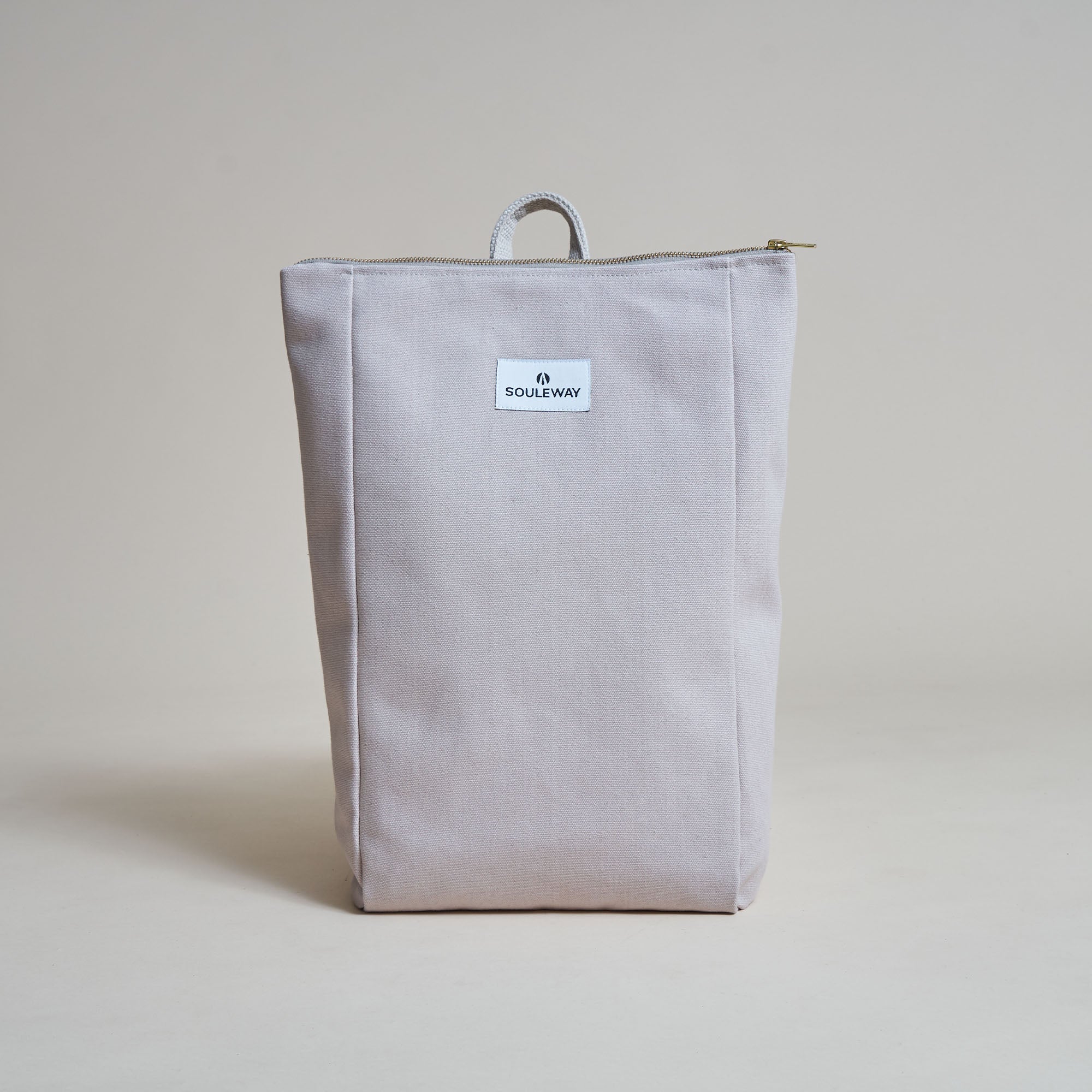 Simple Backpack L - Canvas Rucksack - Desert Sand--skip