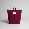Simple Backpack S - Canvas Rucksack - Bordeaux Red