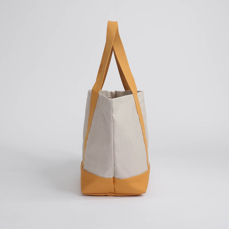 Sand/Mustard--skip || Beach Bag - Strandtasche gross XXL - Shopper - Canvas