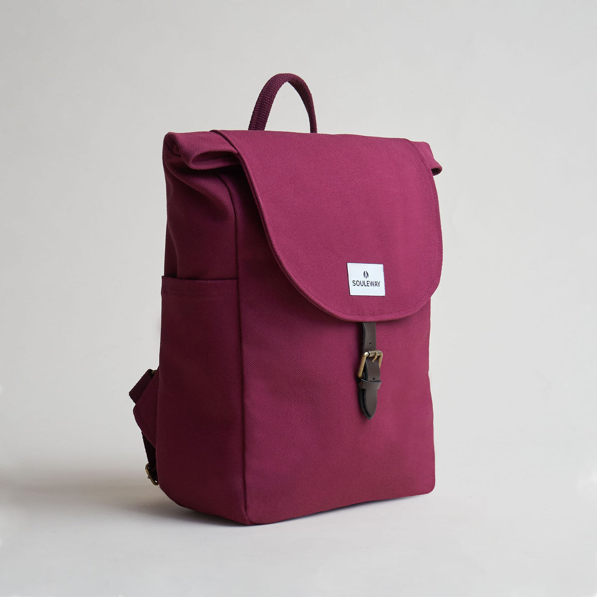 Bordeaux Red || Backpack L - Rucksack Canvas