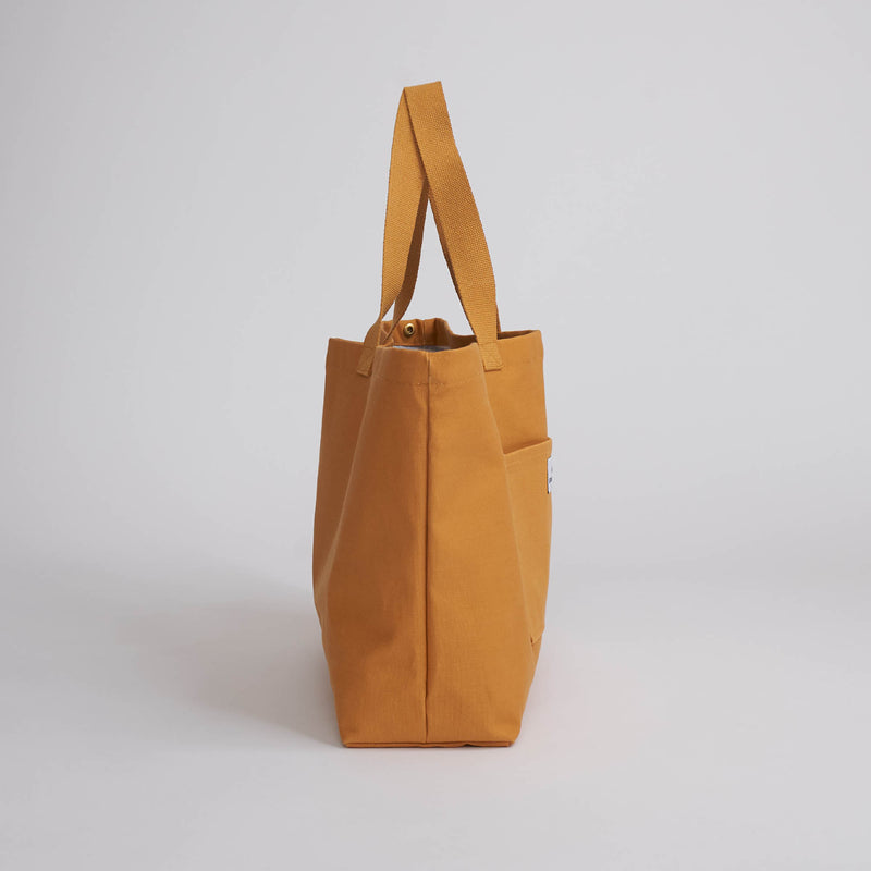 Mustard/Mustard--skip || Tote Bag - Shopper - Canvas