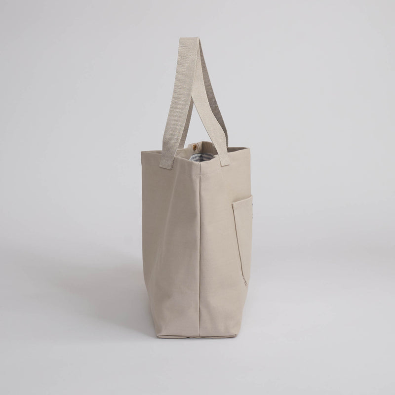 Sand/Sand--skip || Tote Bag - Shopper - Canvas