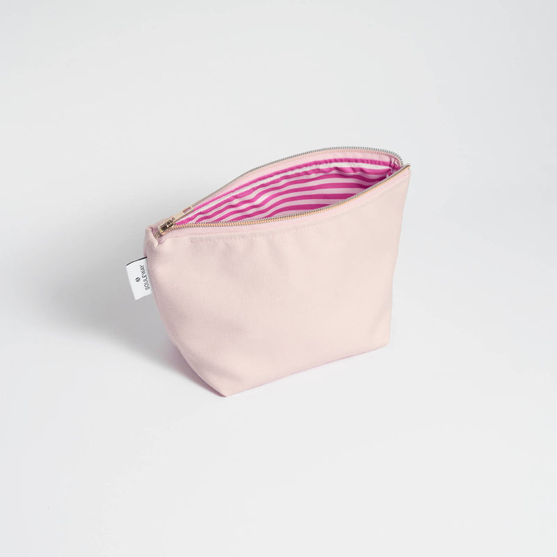 Cosmetic Bag - Kulturbeutel klein Canvas - Blush Pink--skip