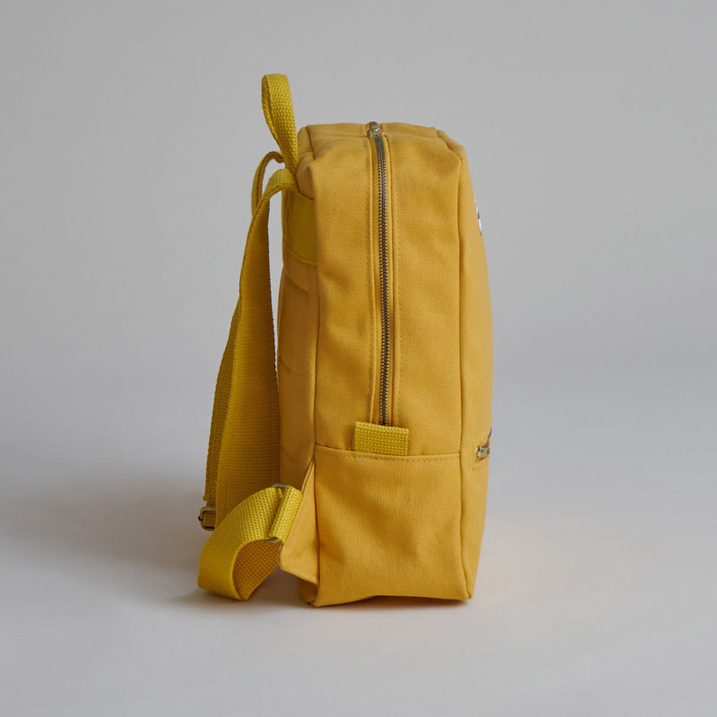 Daypack vegan Damen Rucksack - B-Ware - Canvas - wasserdicht - Mustard Yellow--skip
