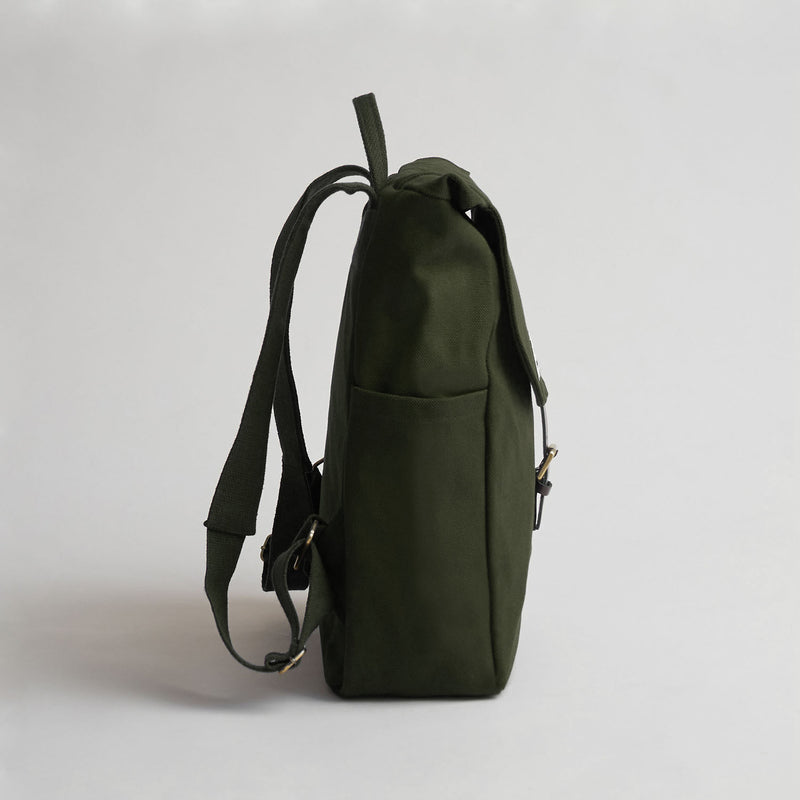 Classic L Rucksack - B-Ware - Canvas - wasserdicht - Dark Olive--skip